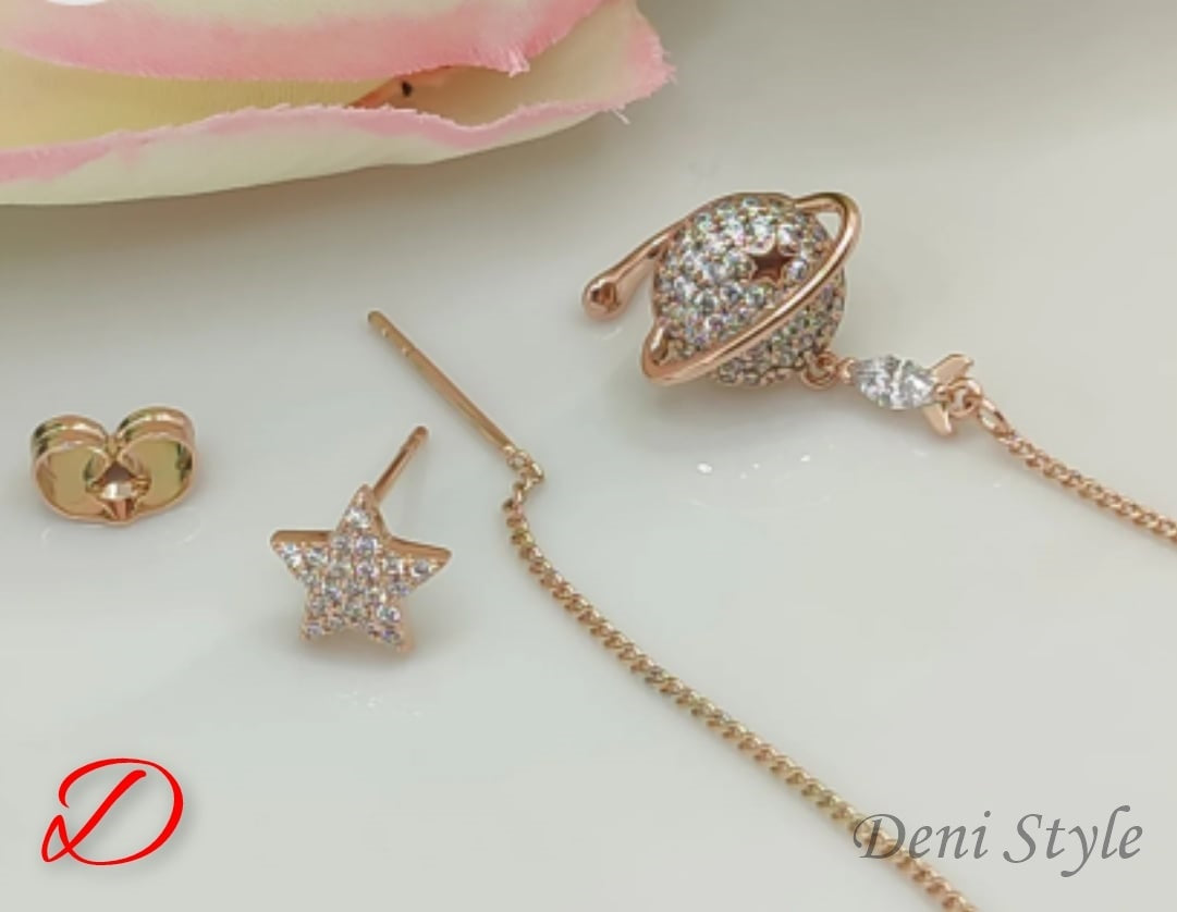 2303/ Galax fülgyűrű-fülbevaló