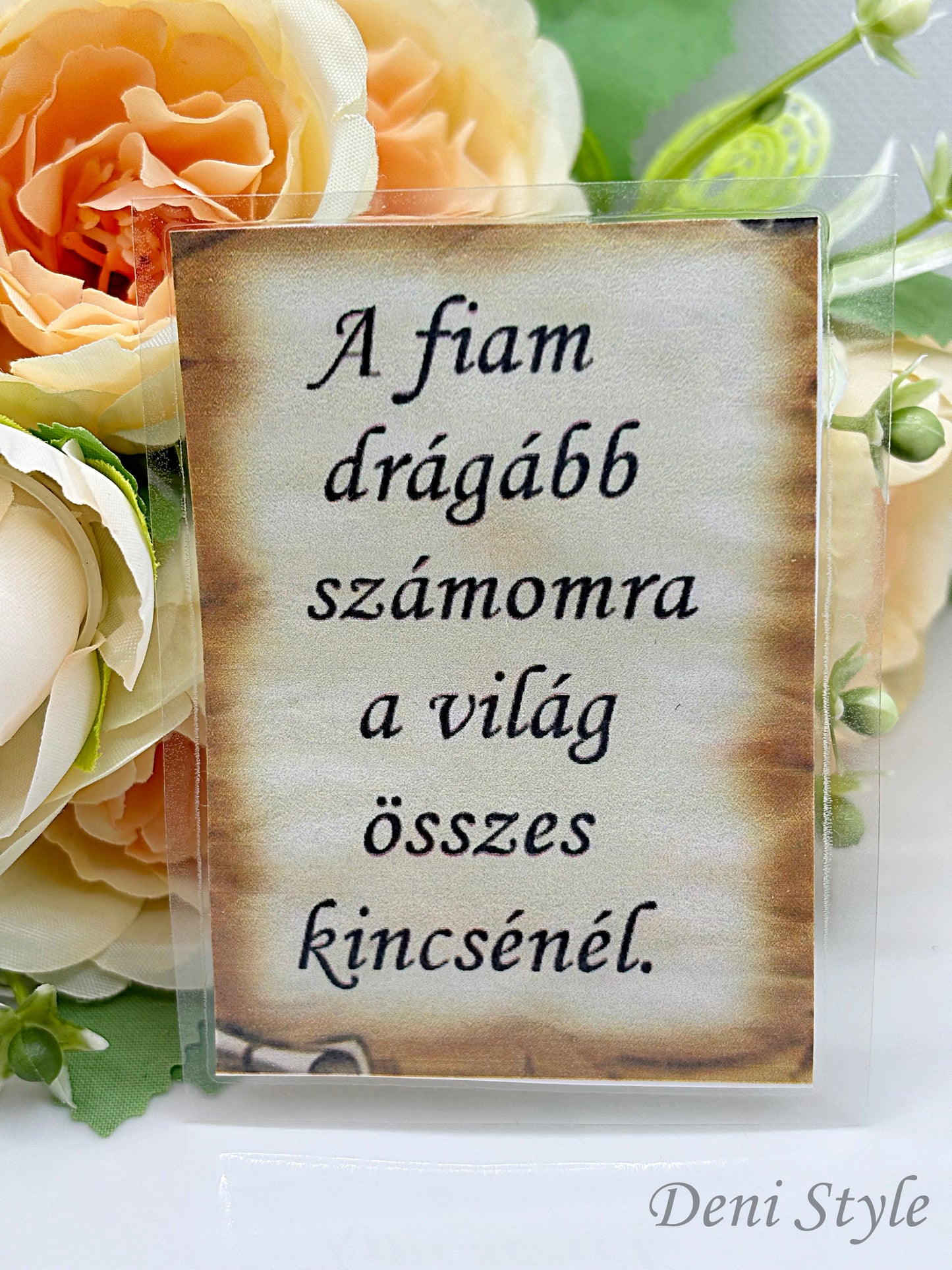 280/ laminált ajándékkísérő kártya