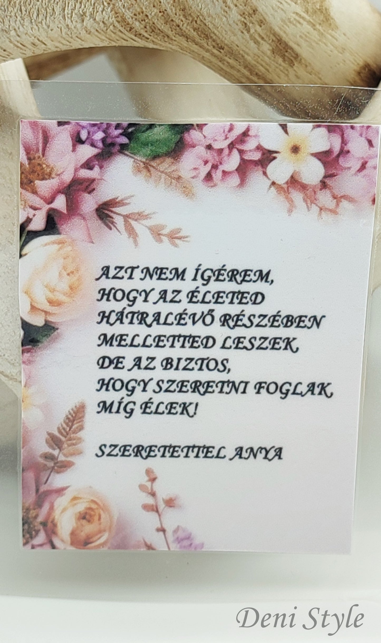 311/ laminált ajándékkísérő kártya