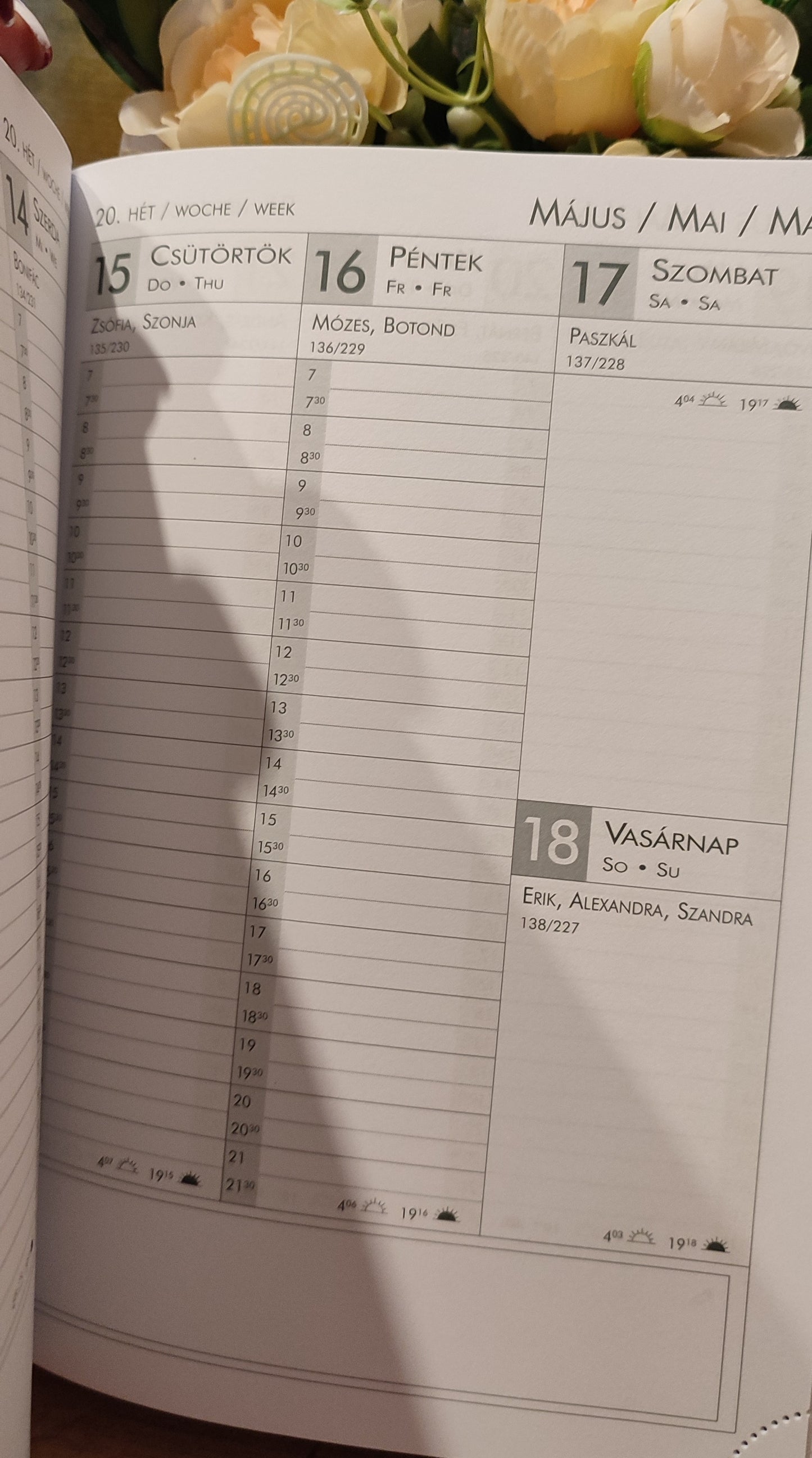 4256/ határidőnapló B/5