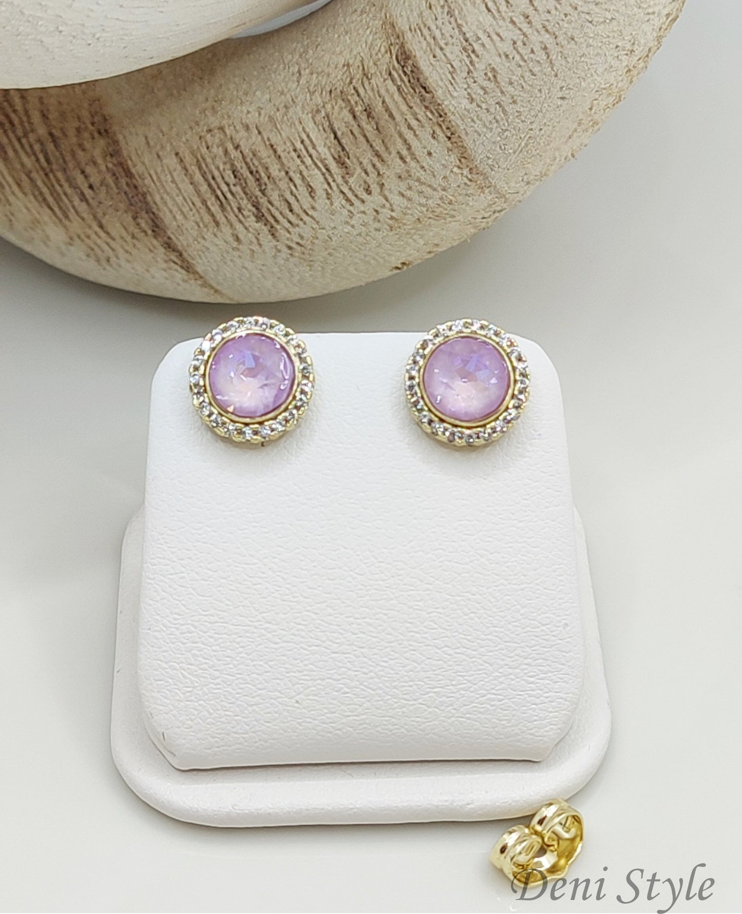 4675/ Liana fülbevaló minőségi kristályokkal