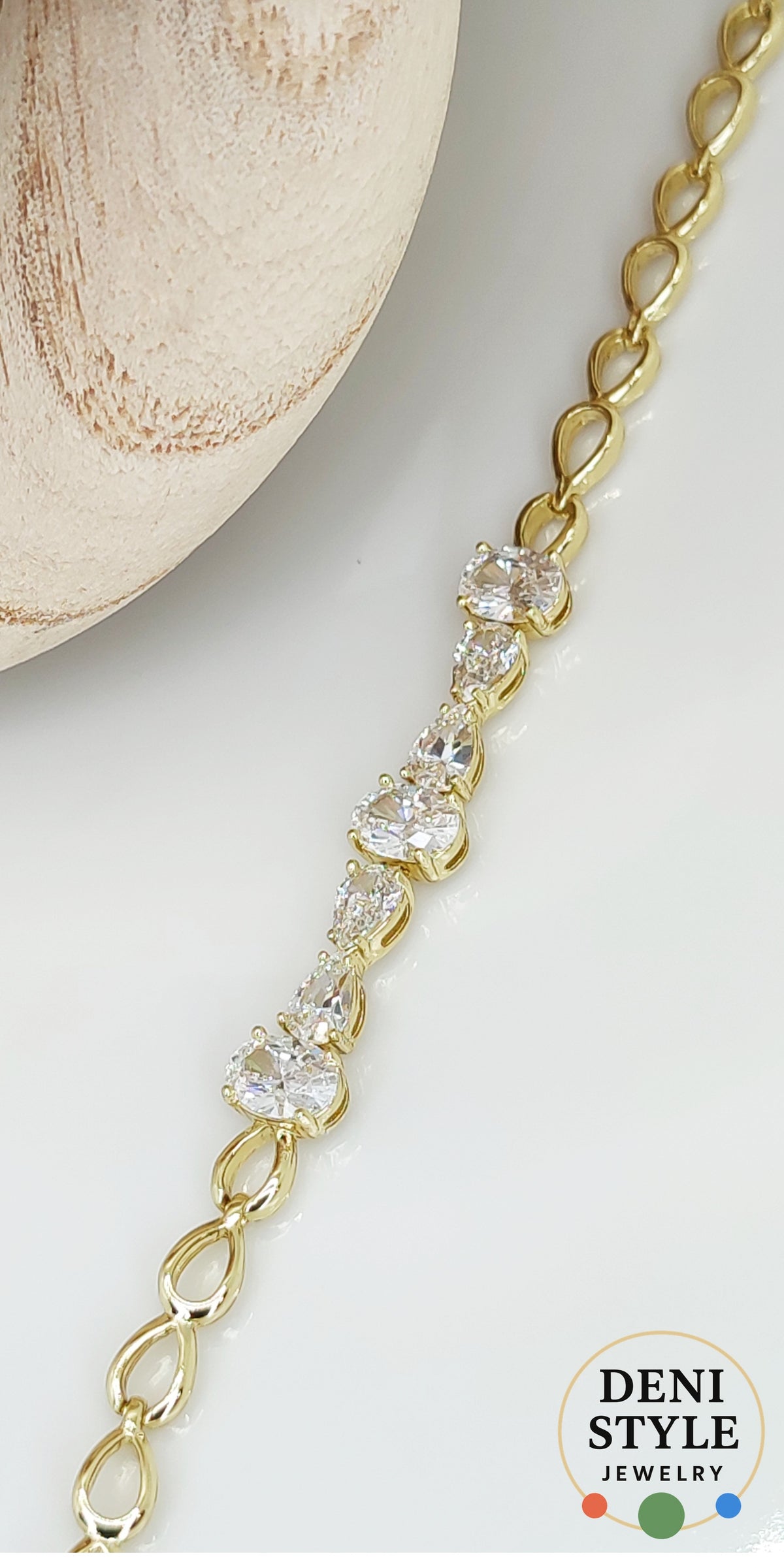 6581/ Ice gold karkötő