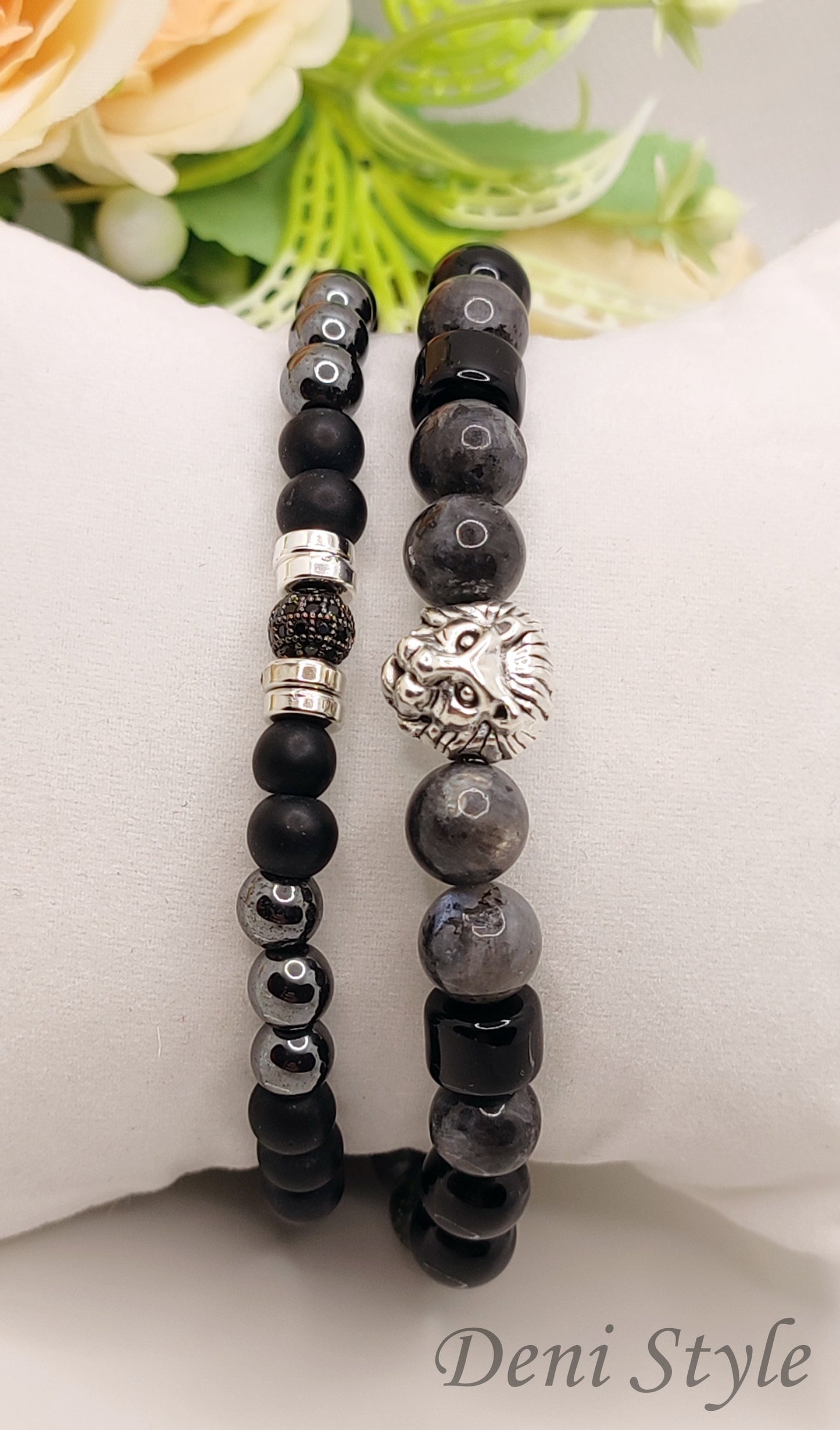 Á 284/ exkluzív ásványkarkötő duó