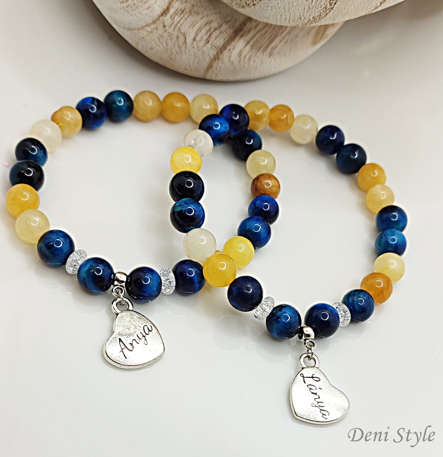 Á 336/ anya - lánya ásványkarkötő páros