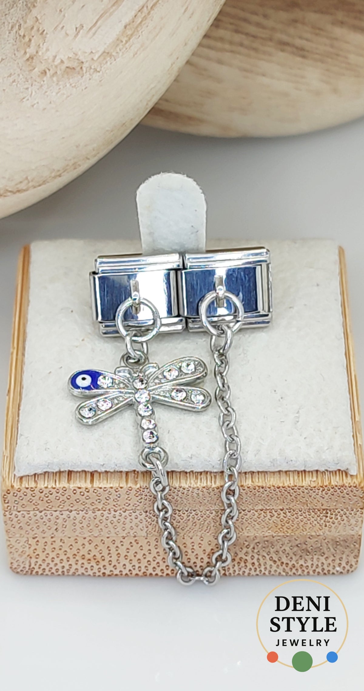 IC 48 / Szitakötő láncos Italian Charm