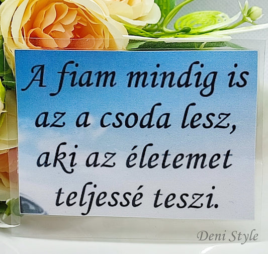 259/ laminált ajándékkísérő kártya