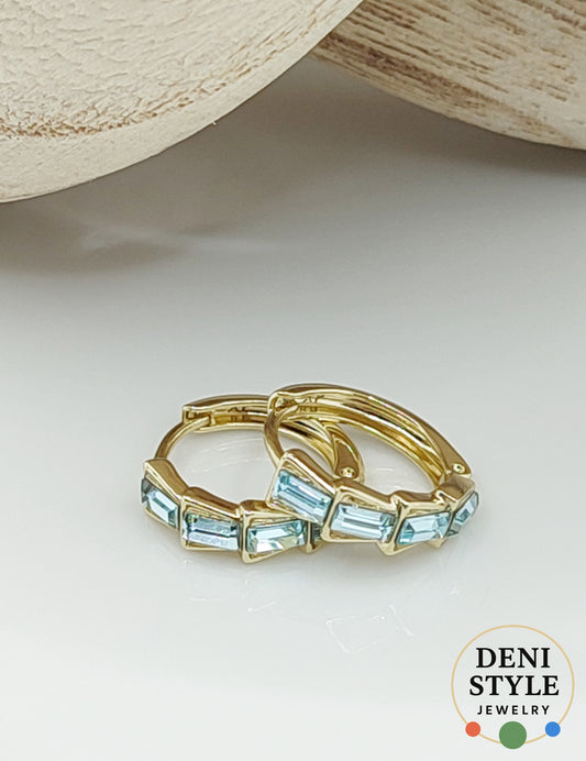 5710/ Ibiza fülbevaló minőségi kristályokkal