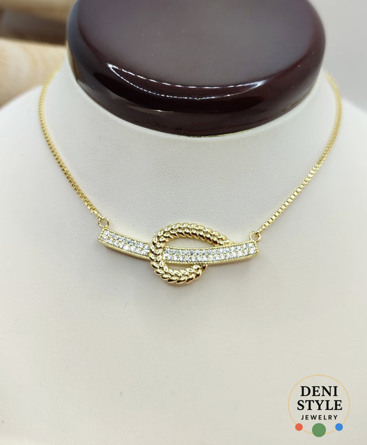 5859/ Knot nyaklánc