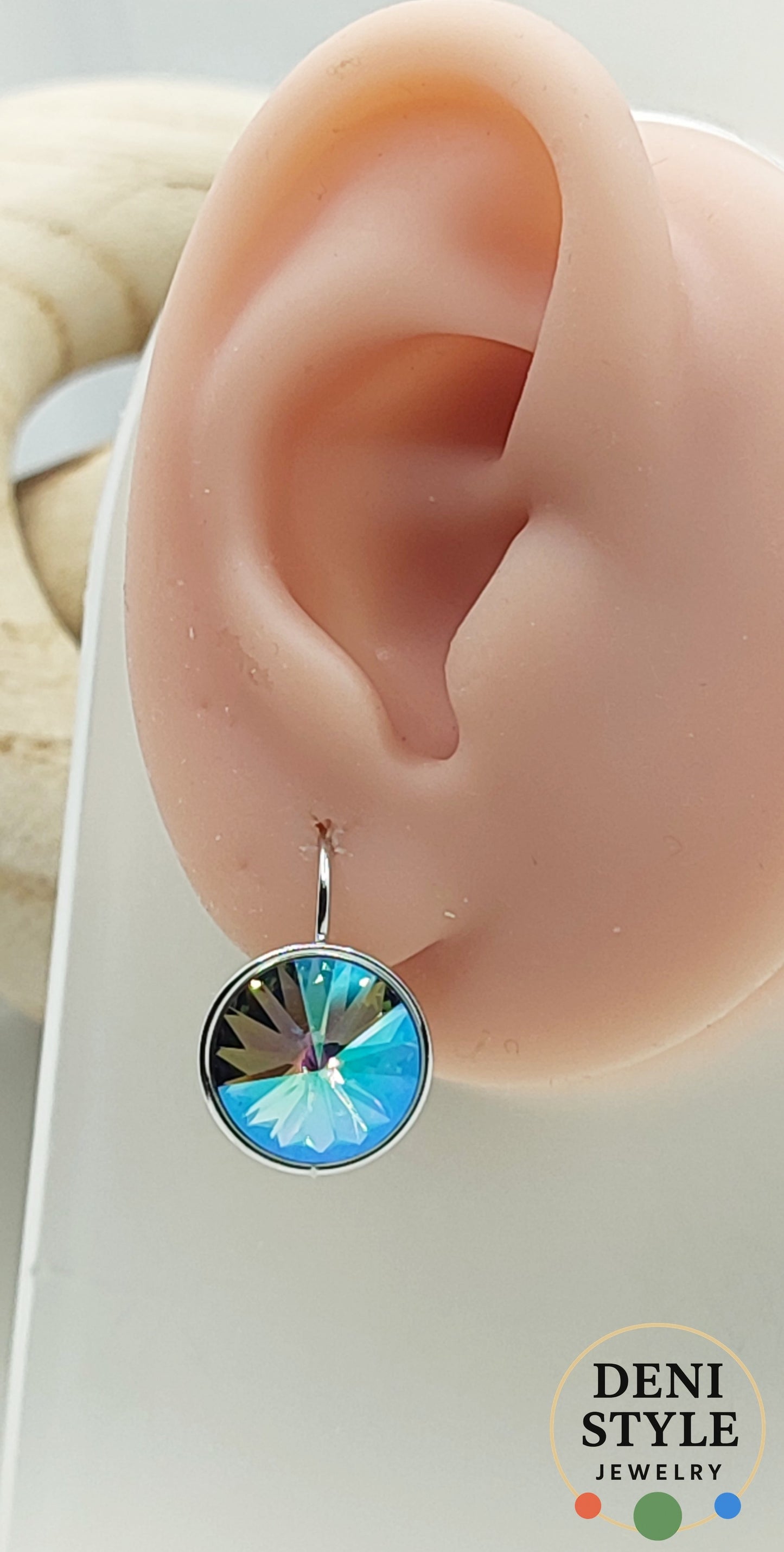 6009/ Calista fülbevaló minőségi kristályokkal