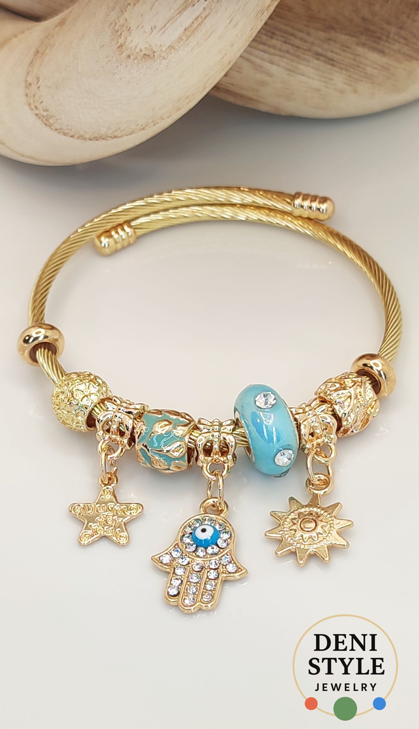 6170/ Charm karkötő