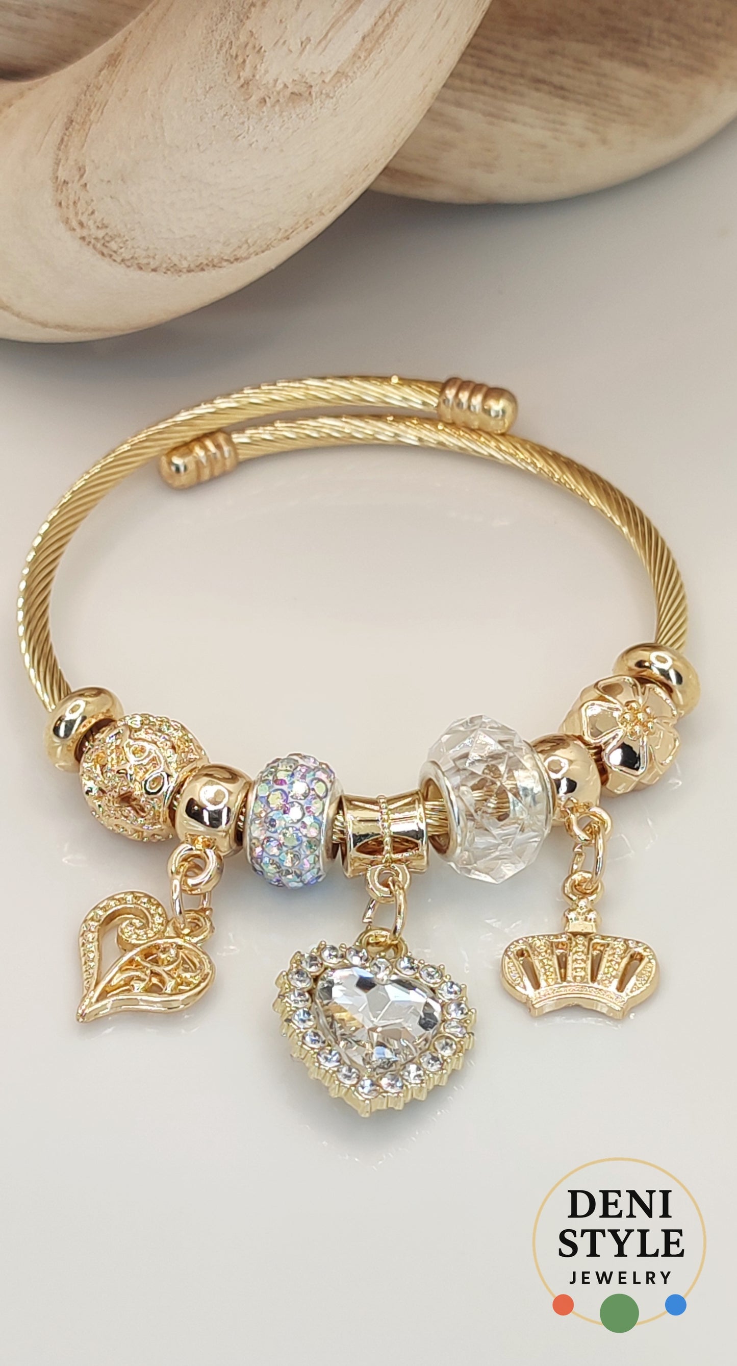 6177/ Charm karkötő