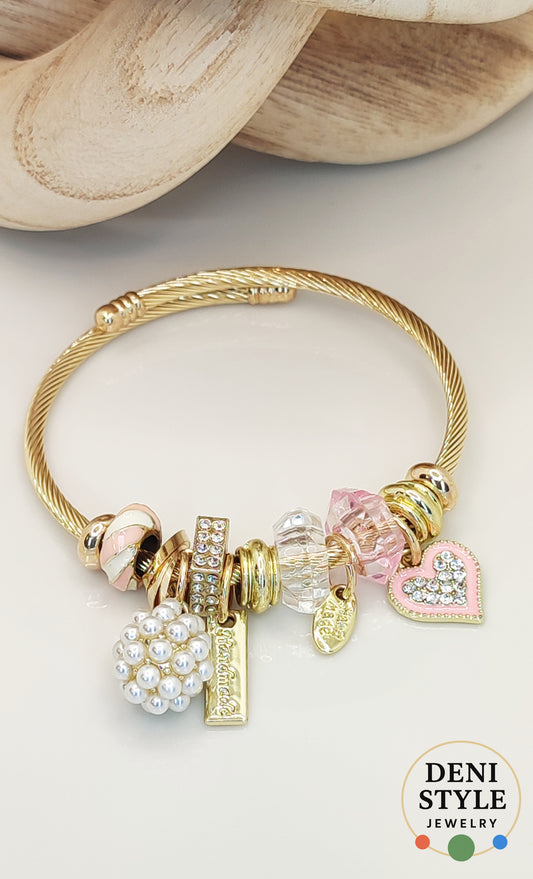 6181/ Charm karkötő