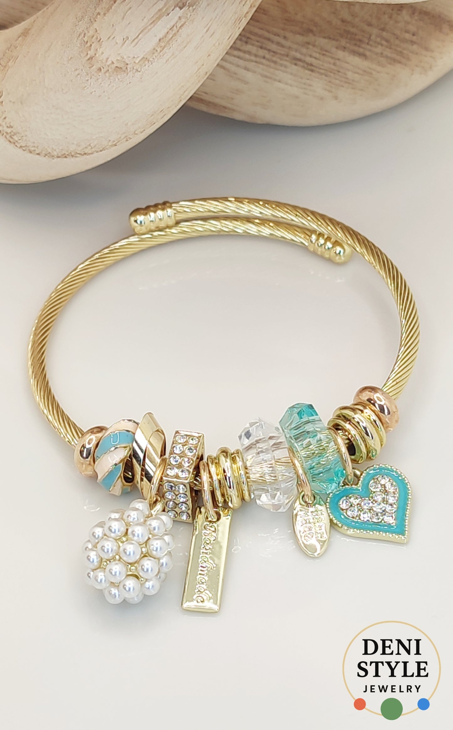 6182/ Charm karkötő