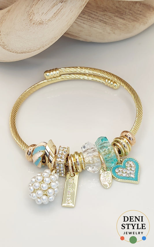 6182/ Charm karkötő