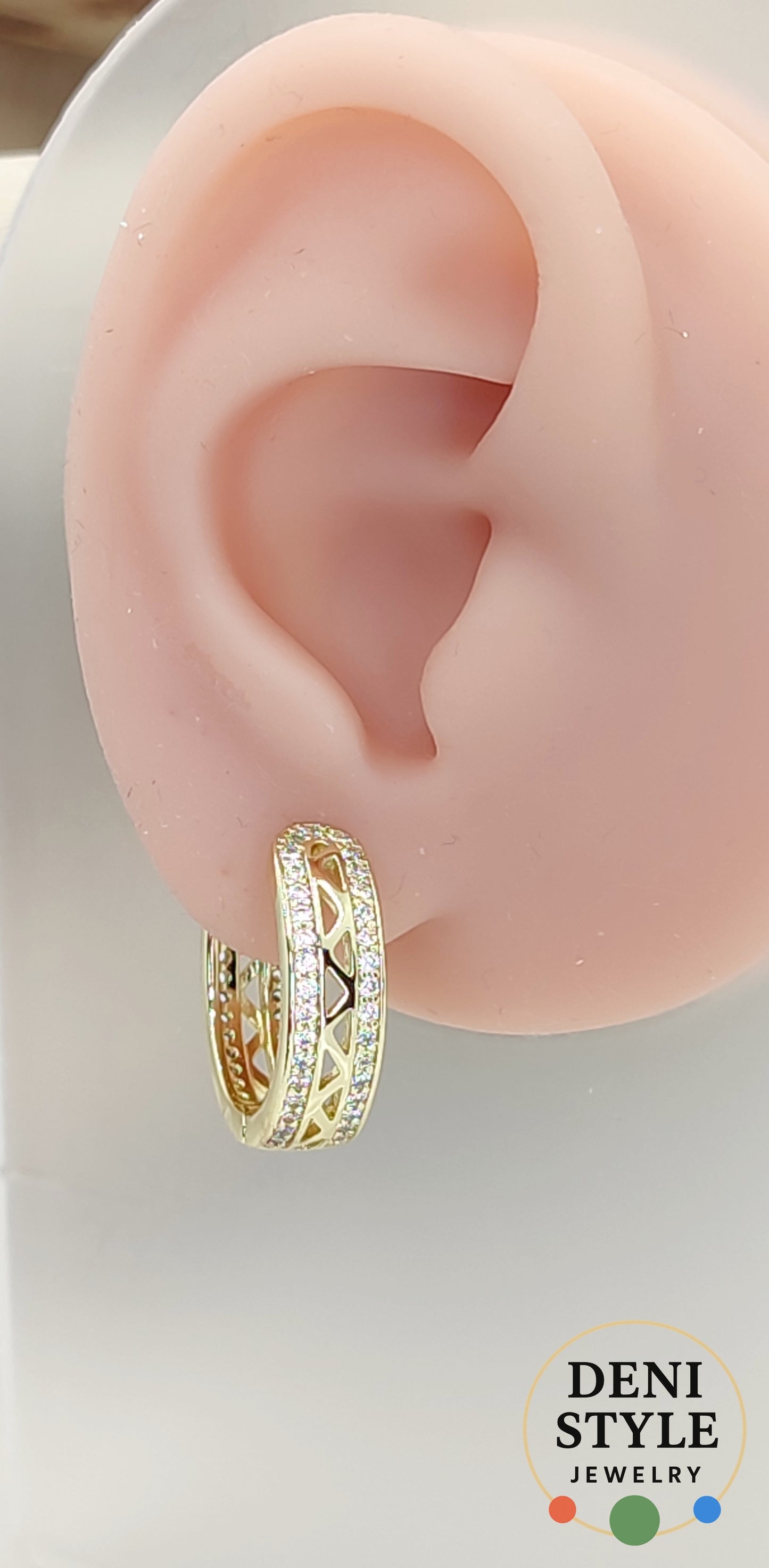 6257/ Helga gold fülbevaló