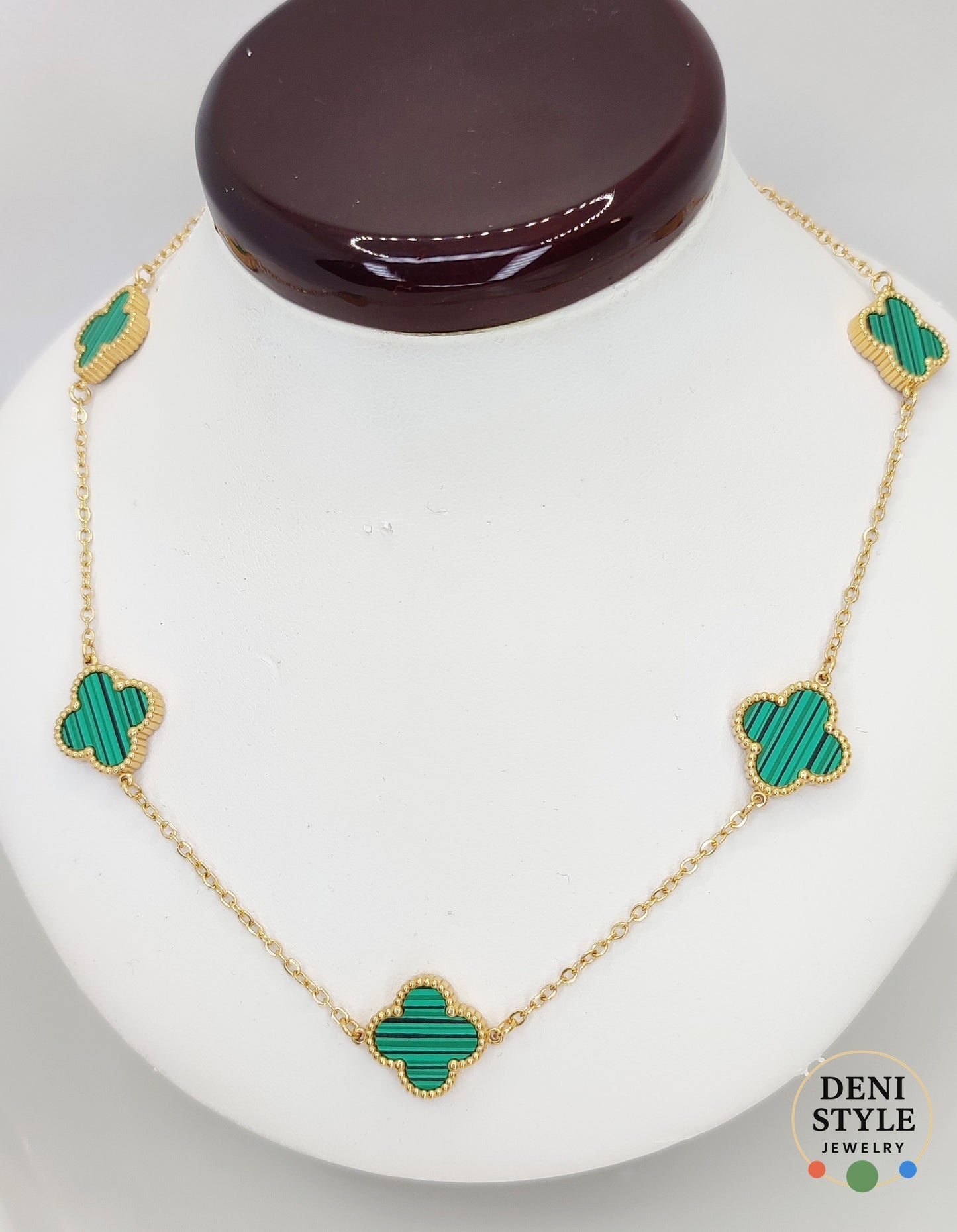 6545/ Cloveré gold nyaklánc