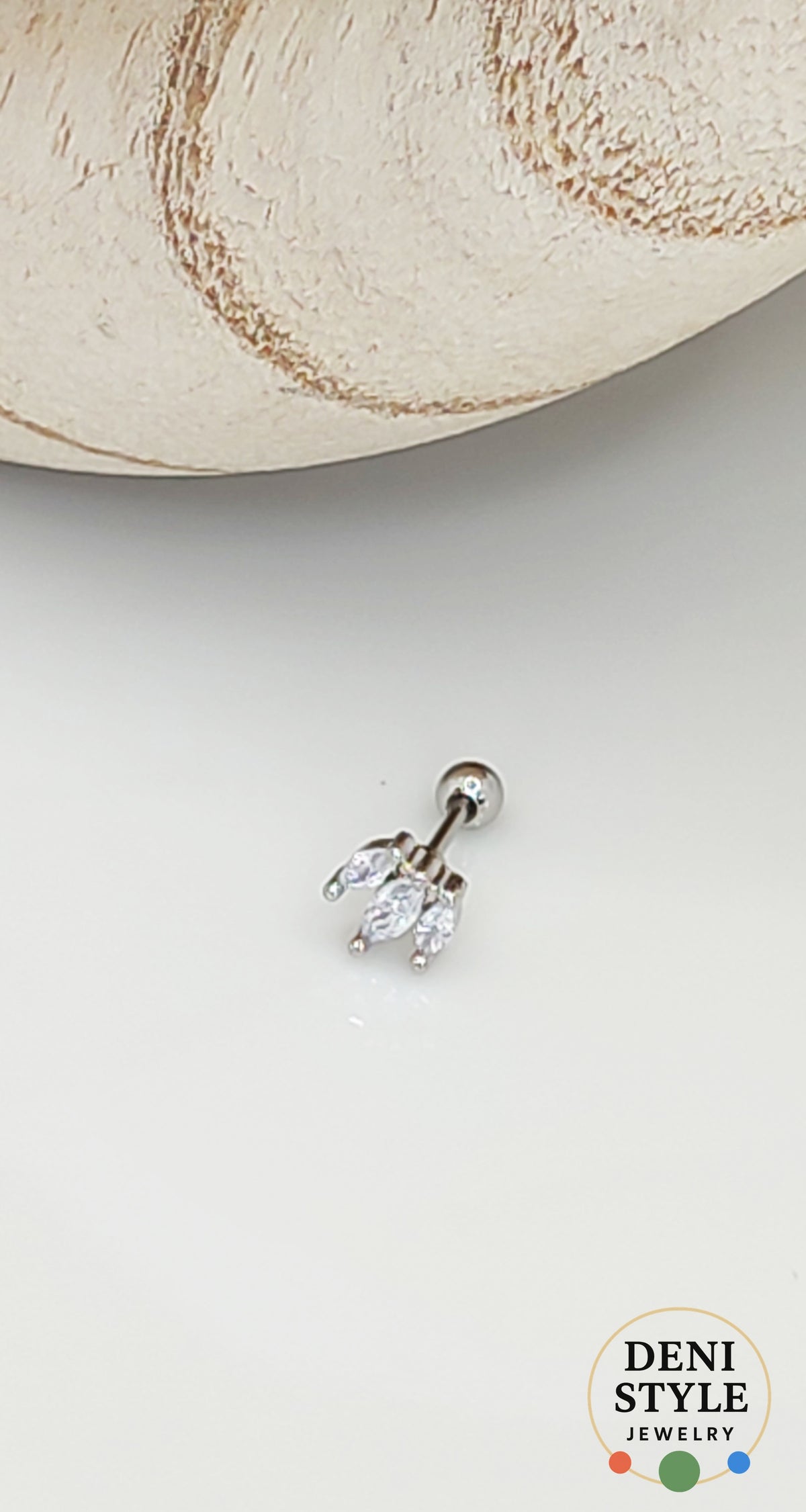 6549/ Fülpiercing – helix / porcpiercing ékszer