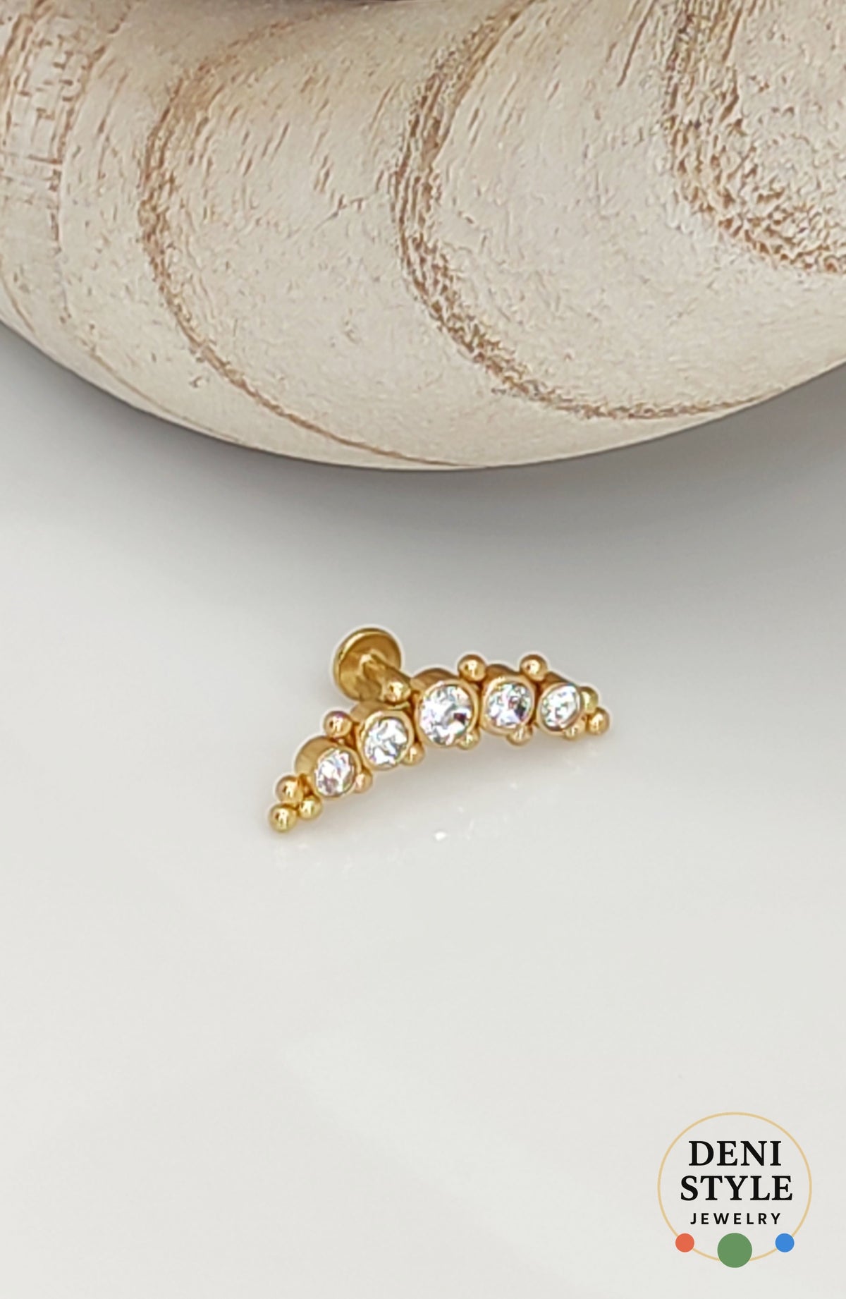 6551/ Fülpiercing – helix / porcpiercing ékszer