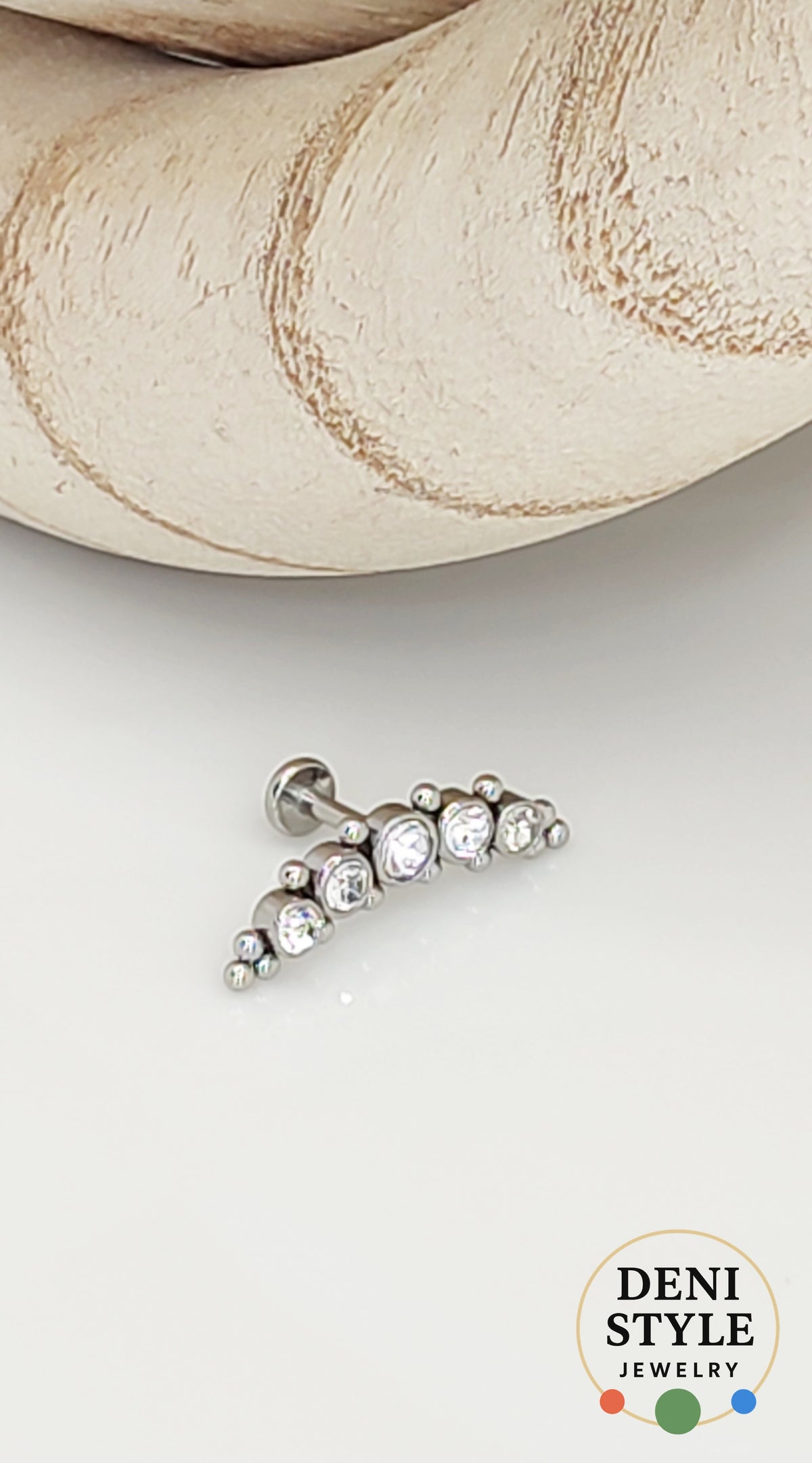 6552/ Fülpiercing – helix / porcpiercing ékszer