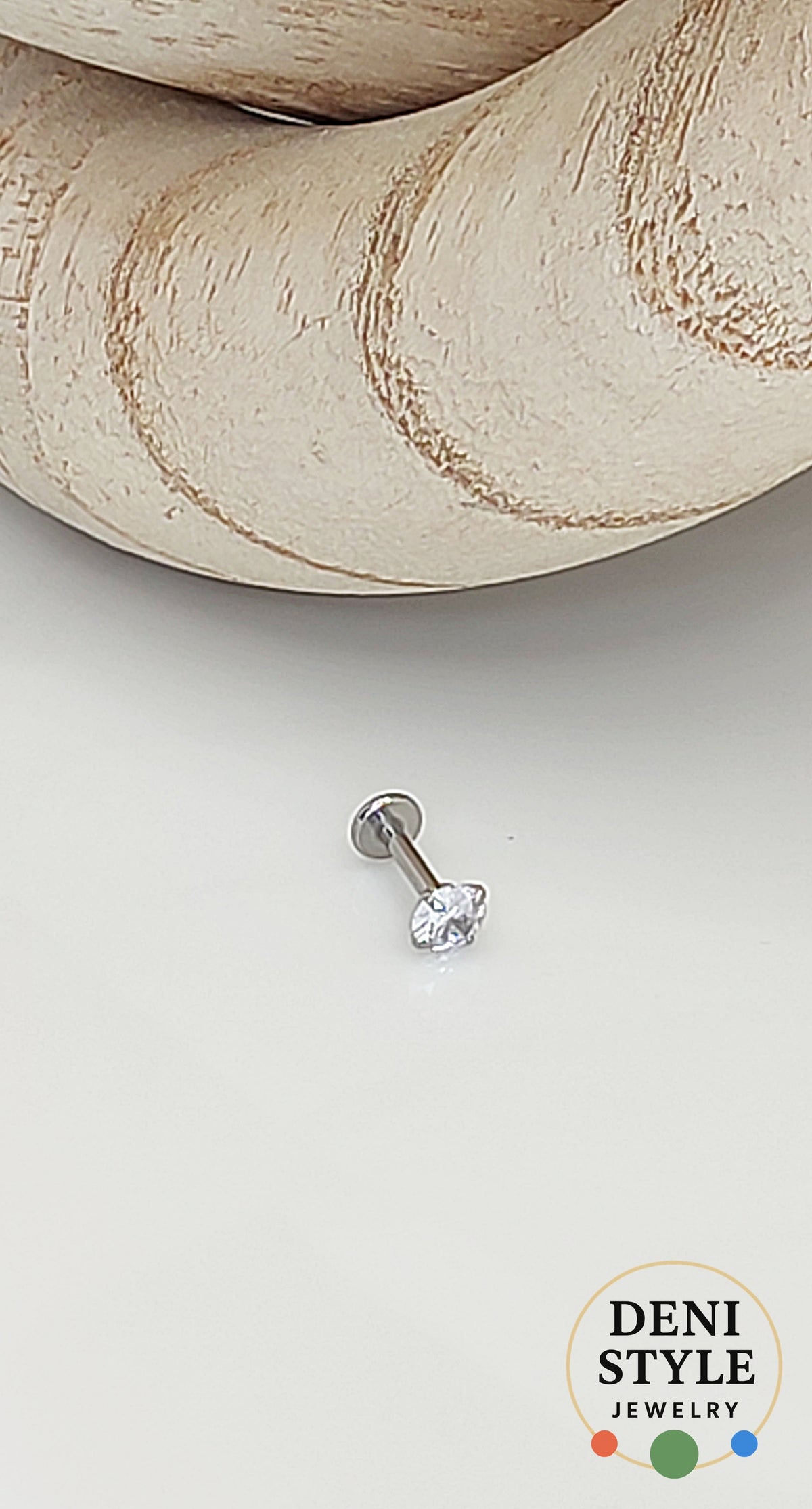 6553/ Fülpiercing – helix / porcpiercing ékszer