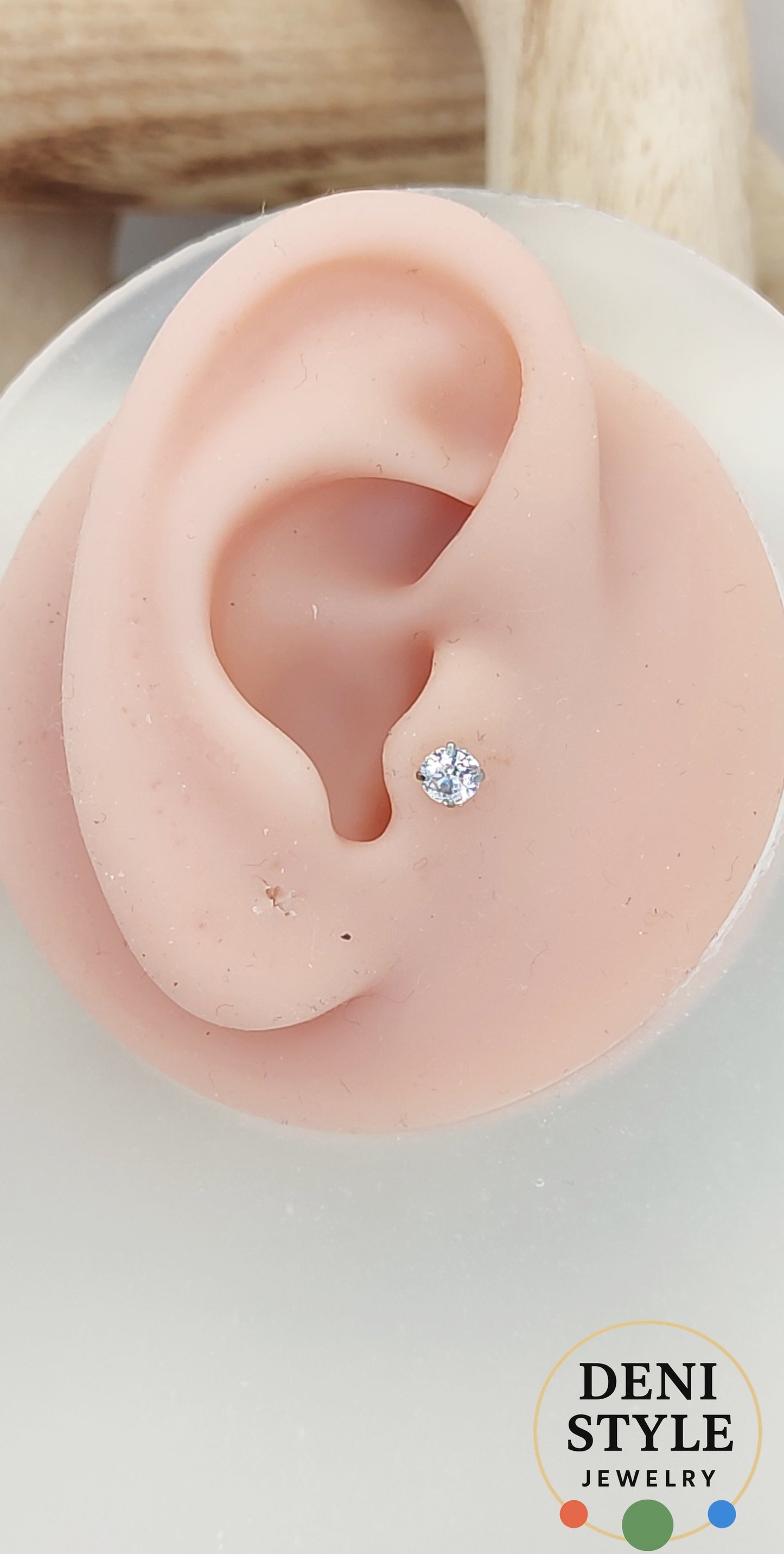 6553/ Fülpiercing – helix / porcpiercing ékszer