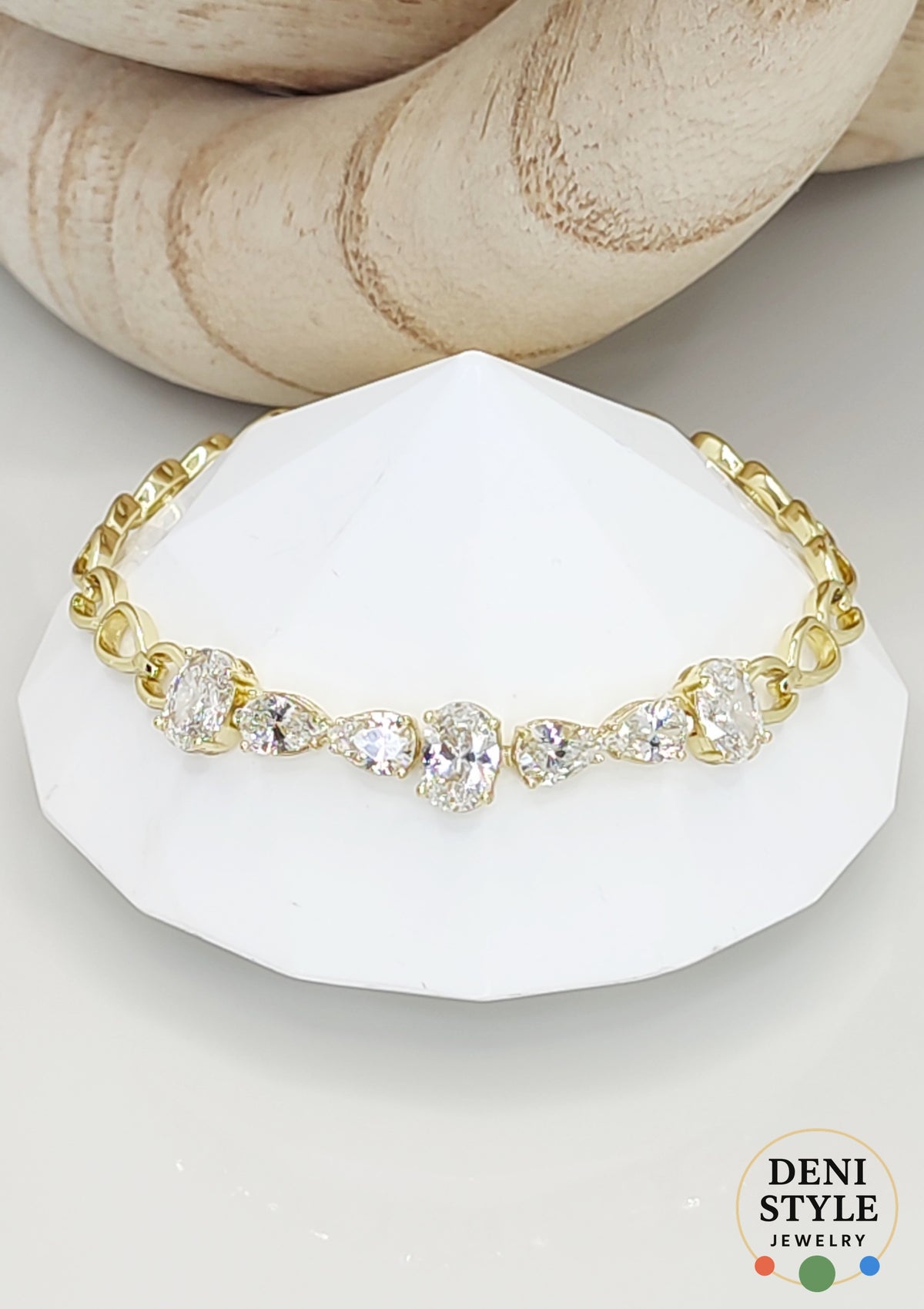 6581/ Ice gold karkötő