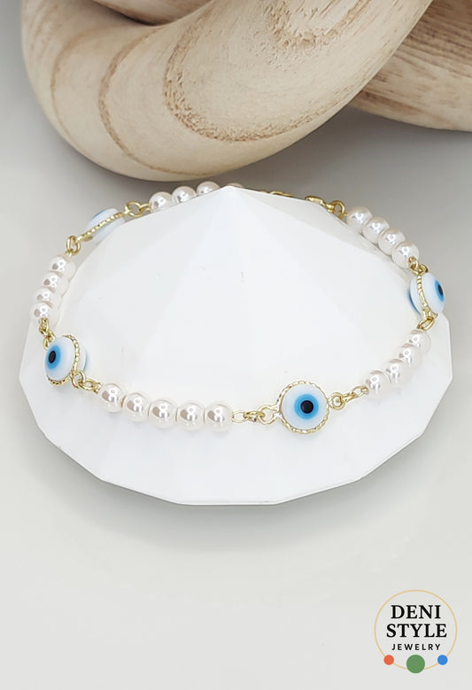 6630/ Gyöngyszem karkötő