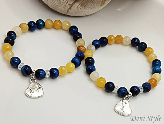 Á 336/ anya - lánya ásványkarkötő páros