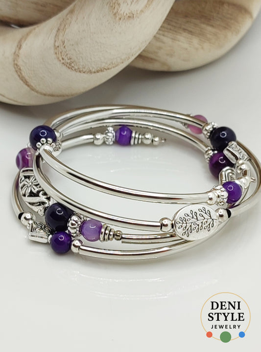 Á 458/ Ásvány divatkarkötő