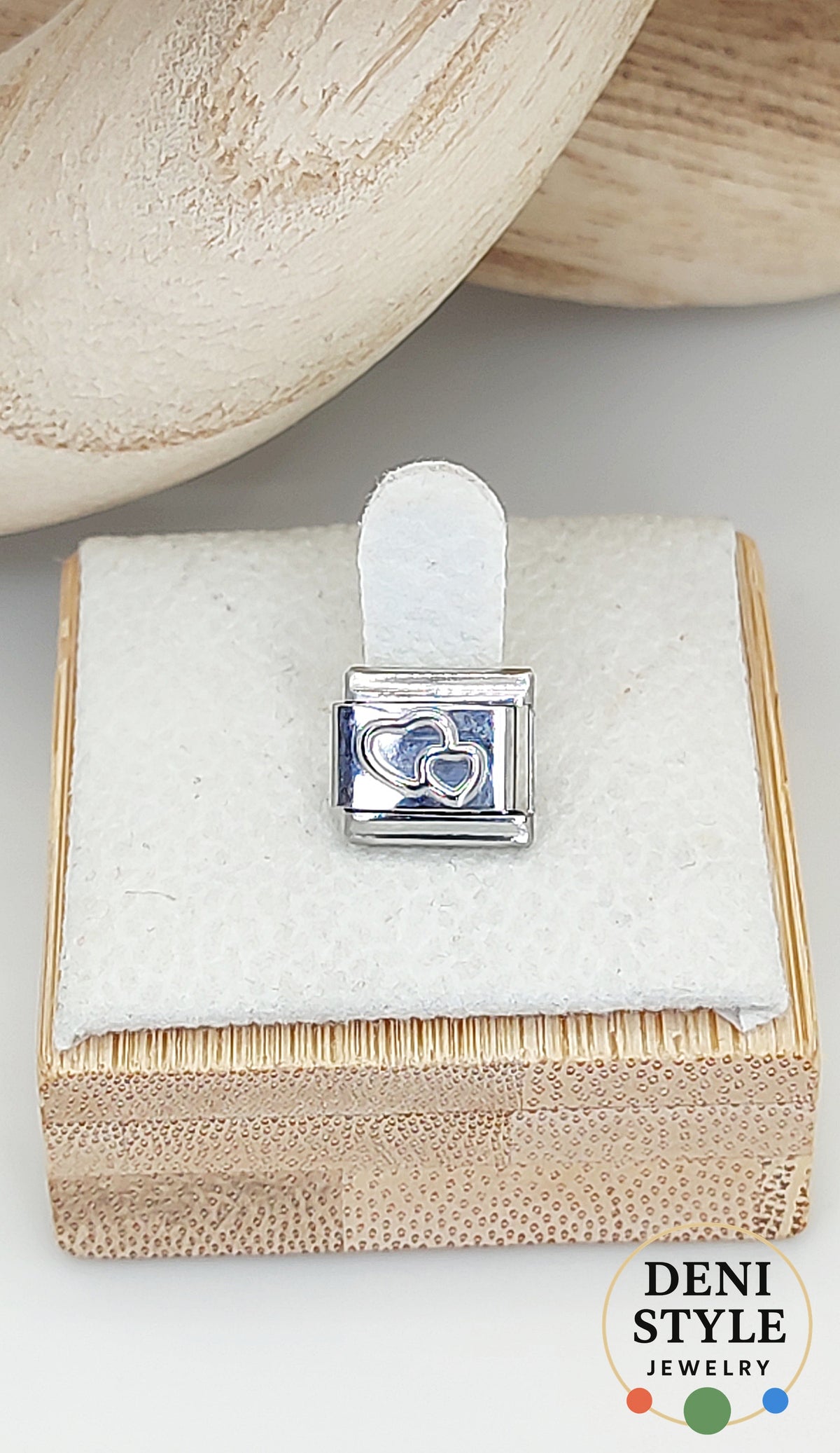 IC 35 / Dupla szív Italian Charm